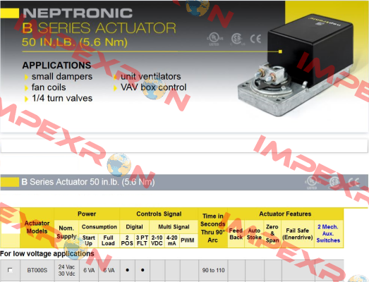 BT000S Neptronic