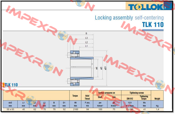 T110050X065 Tollok