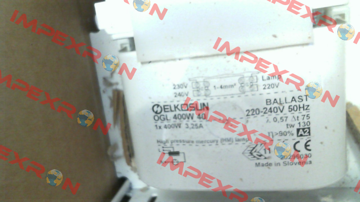 20296030 / OGL 400 W 40 220240/50 040A094 Tridonic