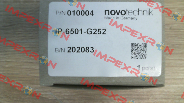 P/N: 400010004 Type: IP-6501-G252 Novotechnik