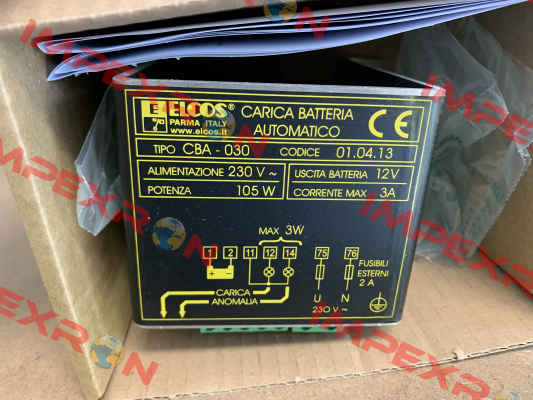 cod. 00010413 ( CBA-030 3A 12V ) Elcos