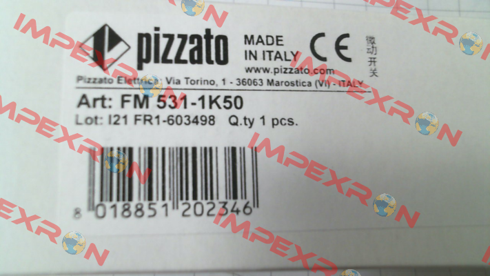 FM 531-1K50 Pizzato Elettrica