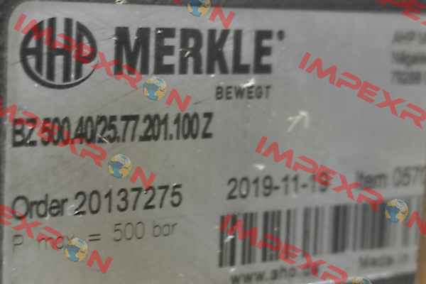 057032 / BZ 500.40/25.77.201.100 Z Merkle