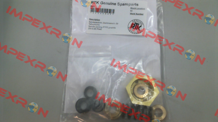 Gasket kit for MV 5291-P (17092402/010) RTK Regeltechnik