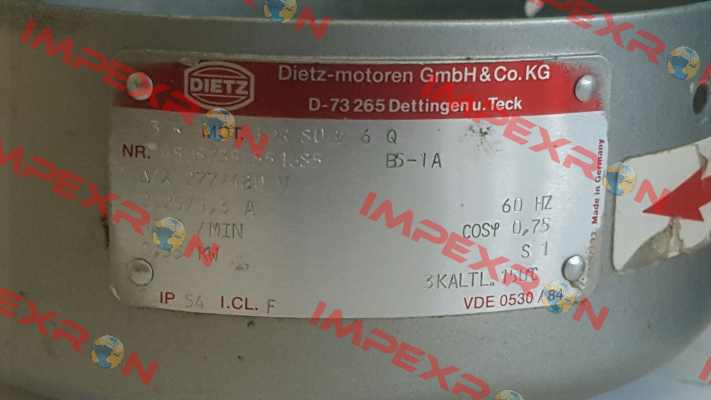 R27-2176-NK-035/055-4-8 (OEM) Dietz-Motoren