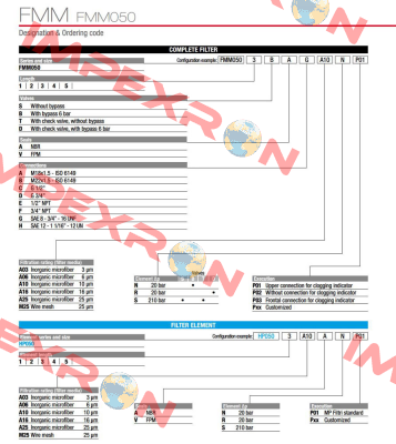 FMM-050-2-B-A-B-A10-N-P01 MP Filtri