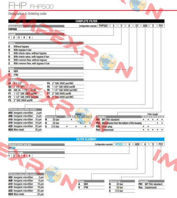 FHP-500-5-V-A-F7-A03-S-P02 MP Filtri