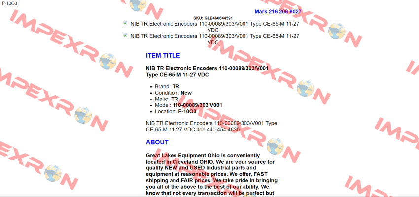 110-00089 TR Electronic