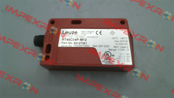 P/N: 50127061, Type: HT46CI/4P-M12 Leuze