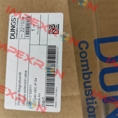 DMV-D 520/11 AC 220-240 V IP54 Dungs