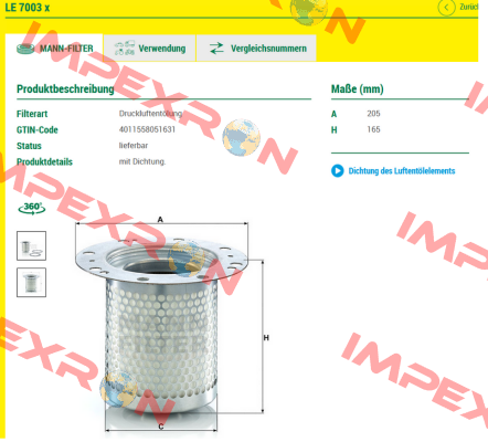 4900153221 Mann Filter (Mann-Hummel)