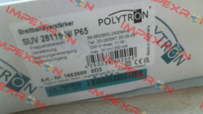 SUV 28116 N/P65 Polytron