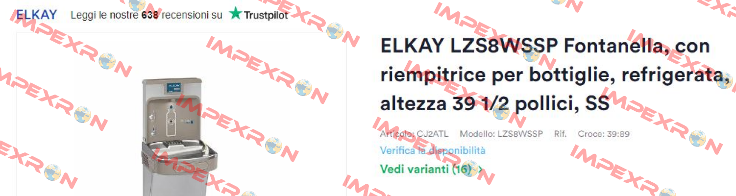 EL-LZS8WSSP Elkay