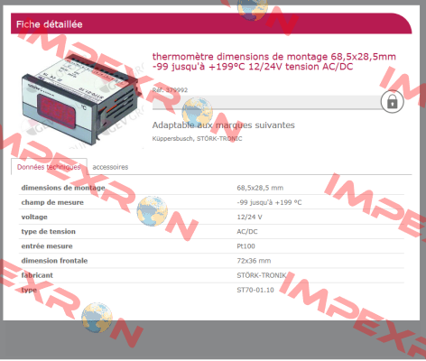 ST70-02.01  ( 900106.004) Stork tronic