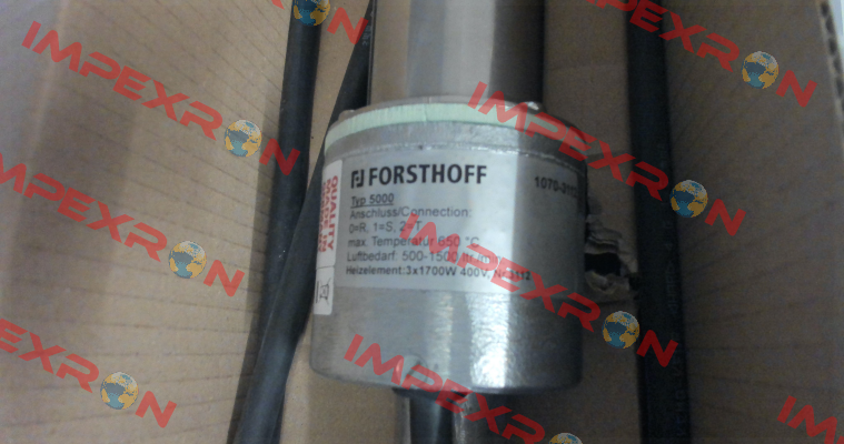 P/N: 1070-3112, Type: 5000 Forsthoff